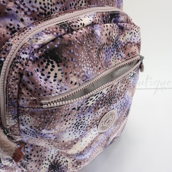 Kipling Seoul XL Backpack Laptop Travel Polyester KI0947 Gleeful Dots Multi